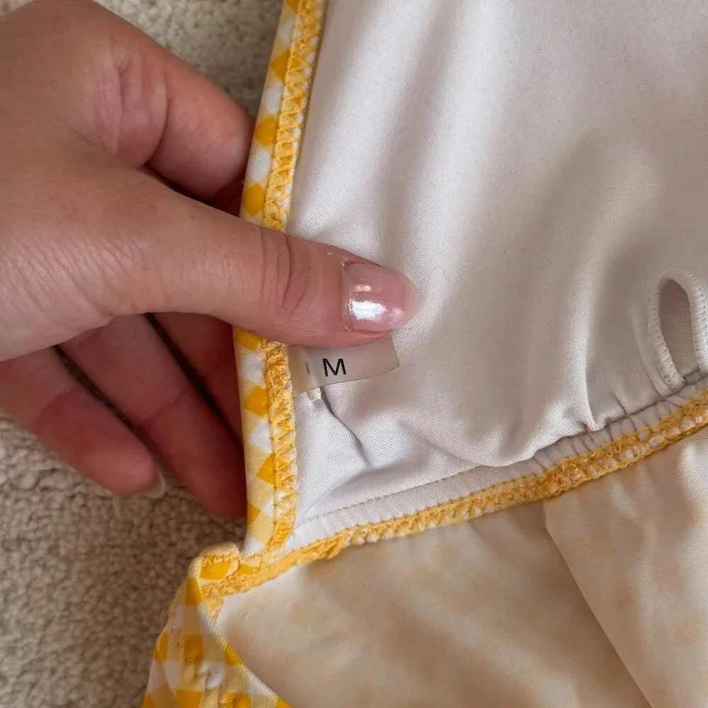 Yellow Ruffle Bikini - Picture 2 of 2